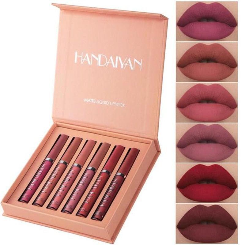 Batom Matte Kit Sexy Lips Handaiyan