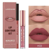 Conjunto 2 Peças Gloss e Lápis Labial Efeito Matte