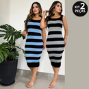 VESTIDO MIDI TRICOT MODAL - SUPER PROMOÇÃO COMPRE 1 LEVE 2