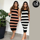 VESTIDO MIDI TRICOT MODAL - SUPER PROMOÇÃO COMPRE 1 LEVE 2