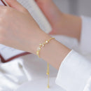 Pulseira de Amizade Banhada a Ouro 18K